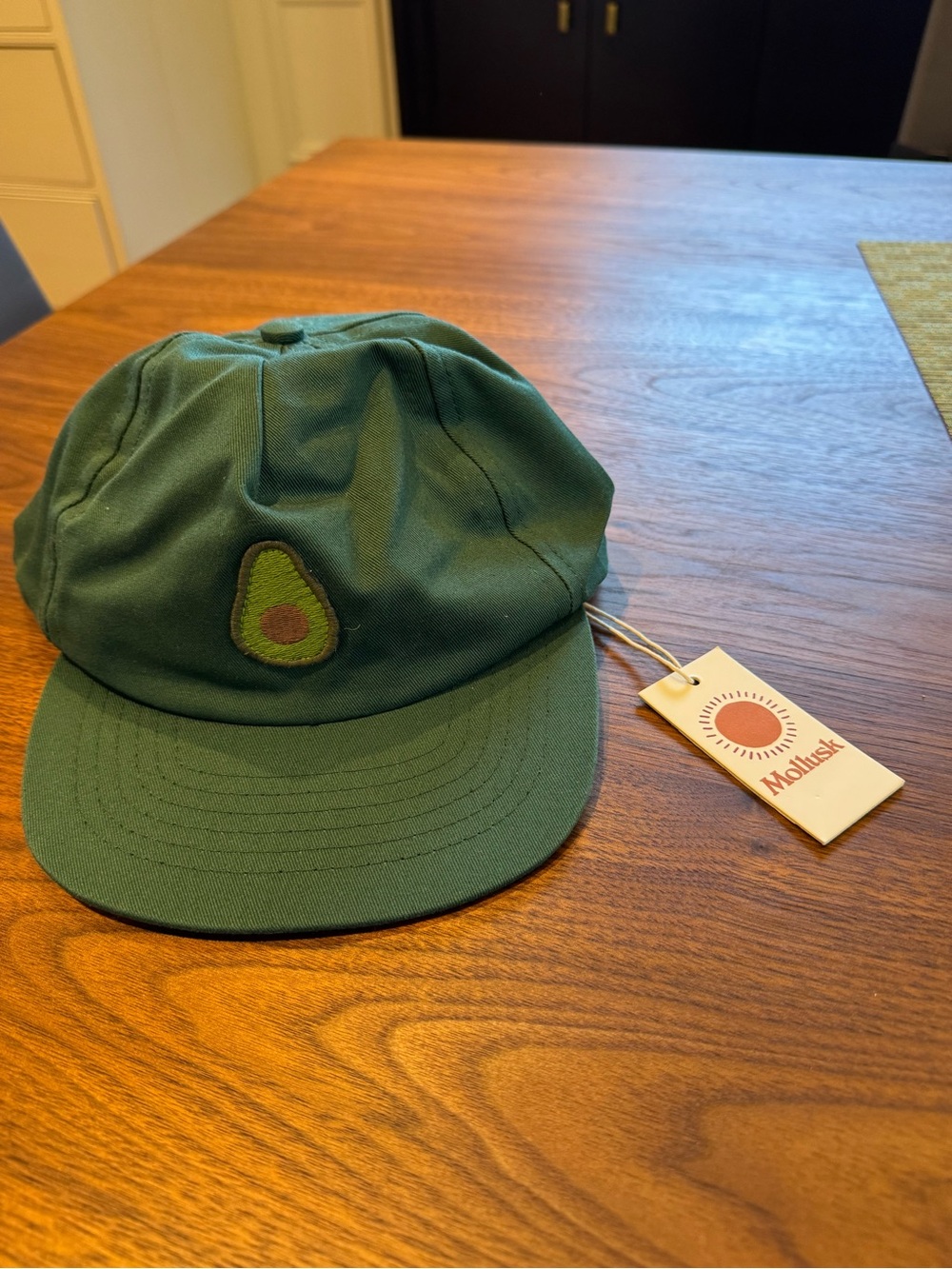 Mollusk Green Avocado Embroidered Cap